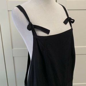 Madewell Cropped Voile Overalls Viscose